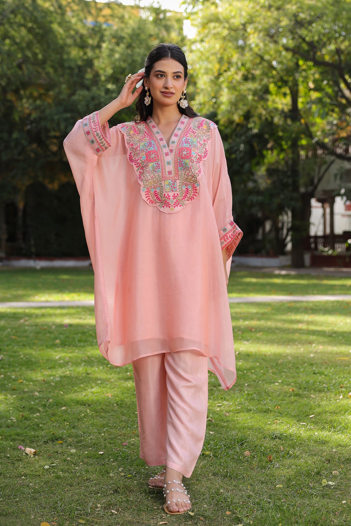 Peach Blush Noor Kaftan