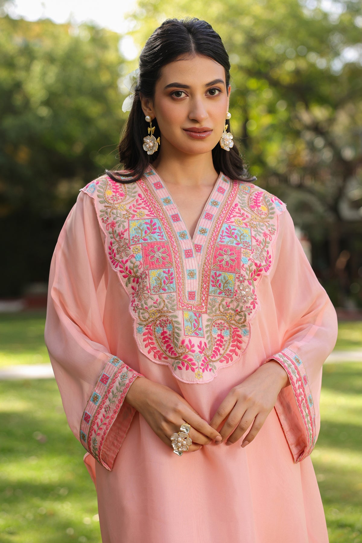 Peach Blush Noor Kaftan