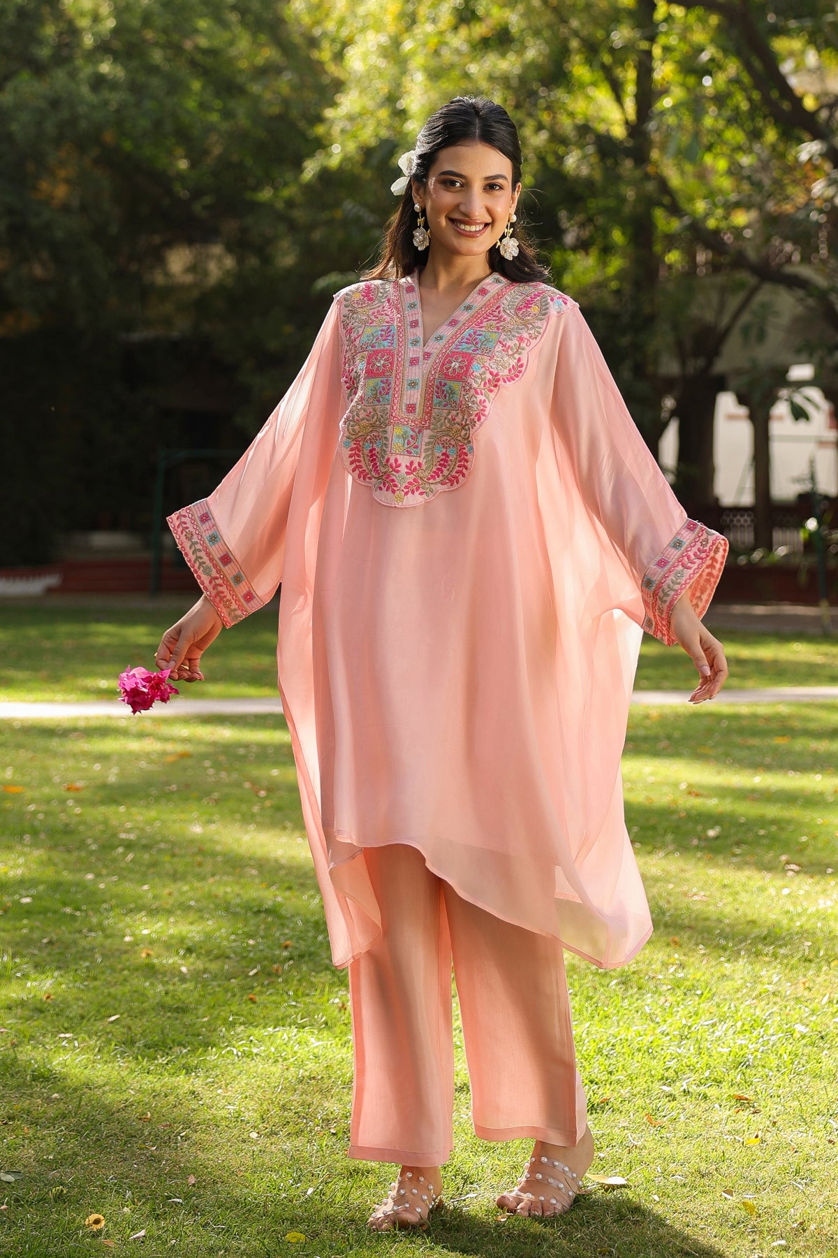 Peach Blush Noor Kaftan
