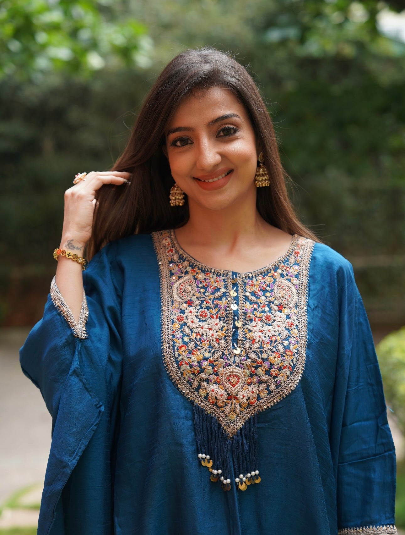 Blue mirage kaftan | Parrii